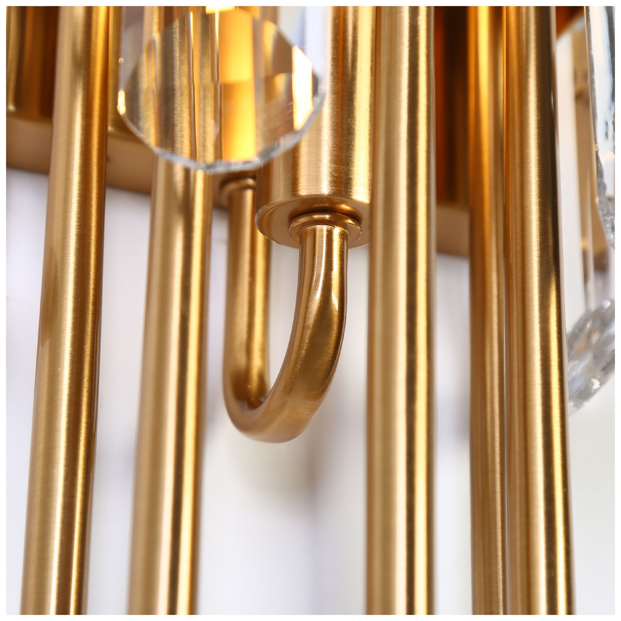 Image 4 Lunara 6.3" Wide Gold 1-Light Crystal Wall Sconce more views