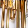 4_Lunara 6.3" Wide Gold 1-Light Crystal Wall Sconce more views