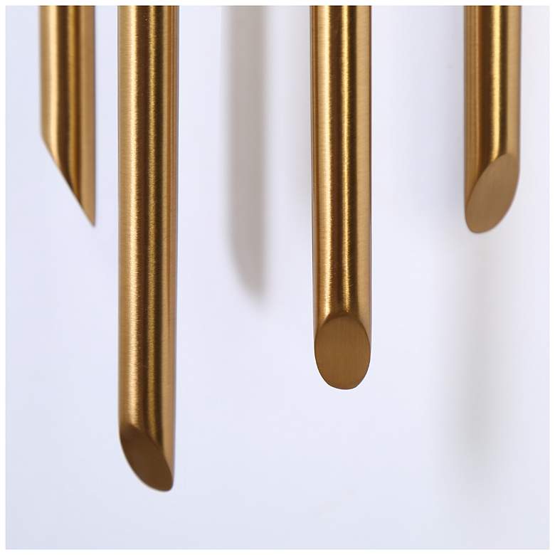 Image 5 Lunara 6.3" Wide Gold 1-Light Crystal Wall Sconce more views