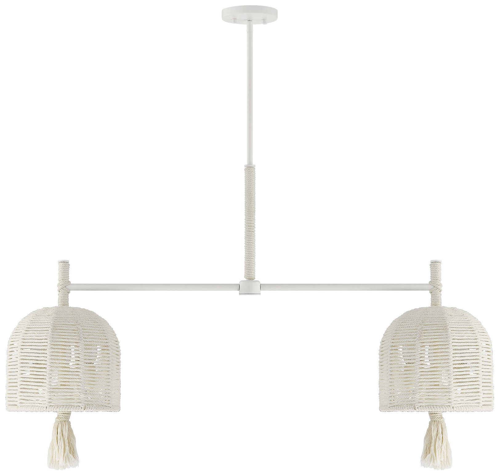 Image 2 Lunara 6-Light Chandelier in Cotton by Breegan Jane more views