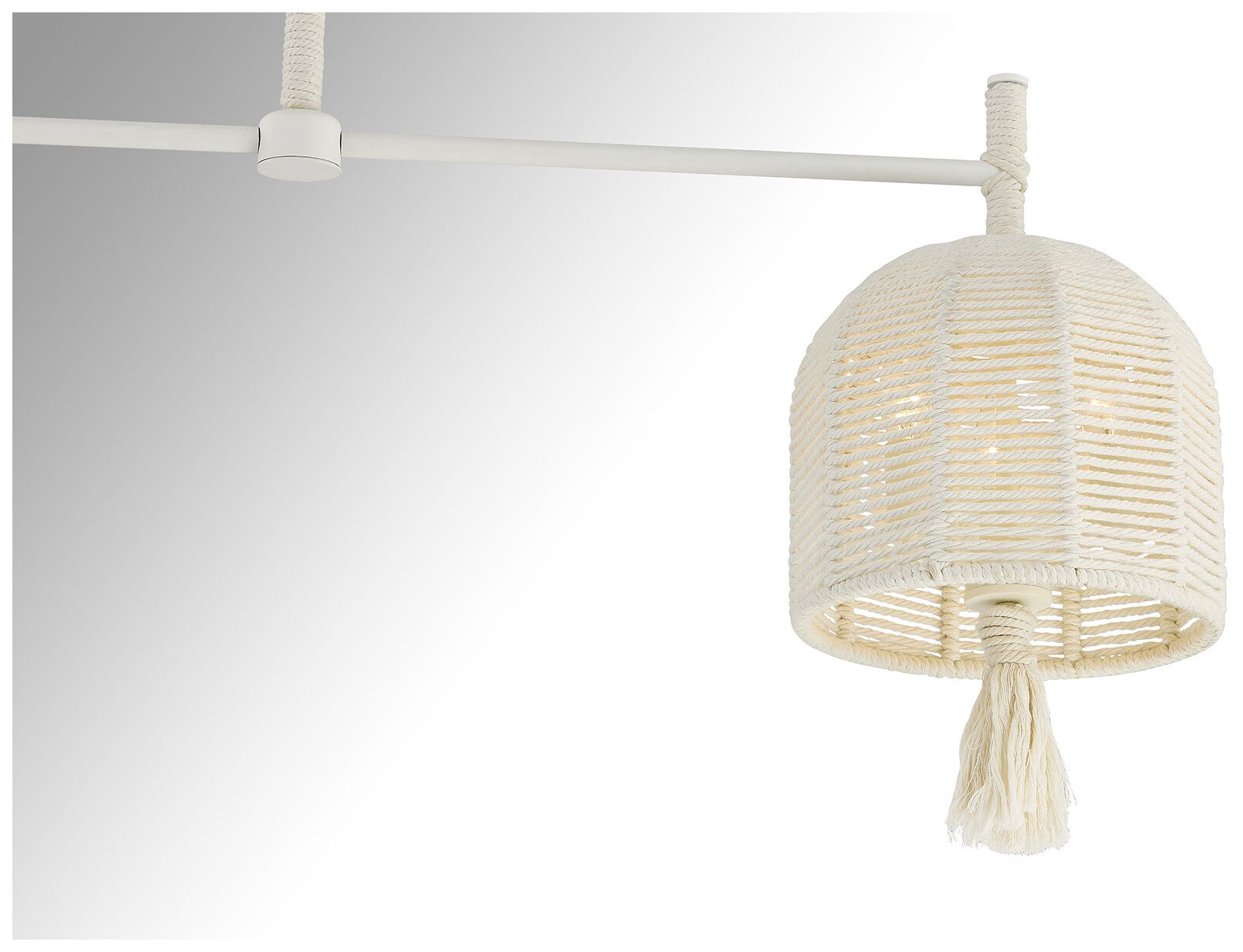 Image 5 Lunara 6-Light Chandelier in Cotton by Breegan Jane more views