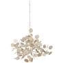 3_Lunaria 34 1/2"W Contemporary Silver Leaf 6-Light Chandelier more views