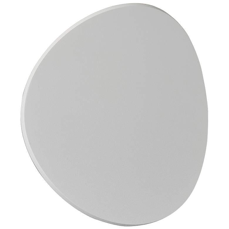 Image 2 Lunaro 8.13" High Textured White LED Wall Sconce more views