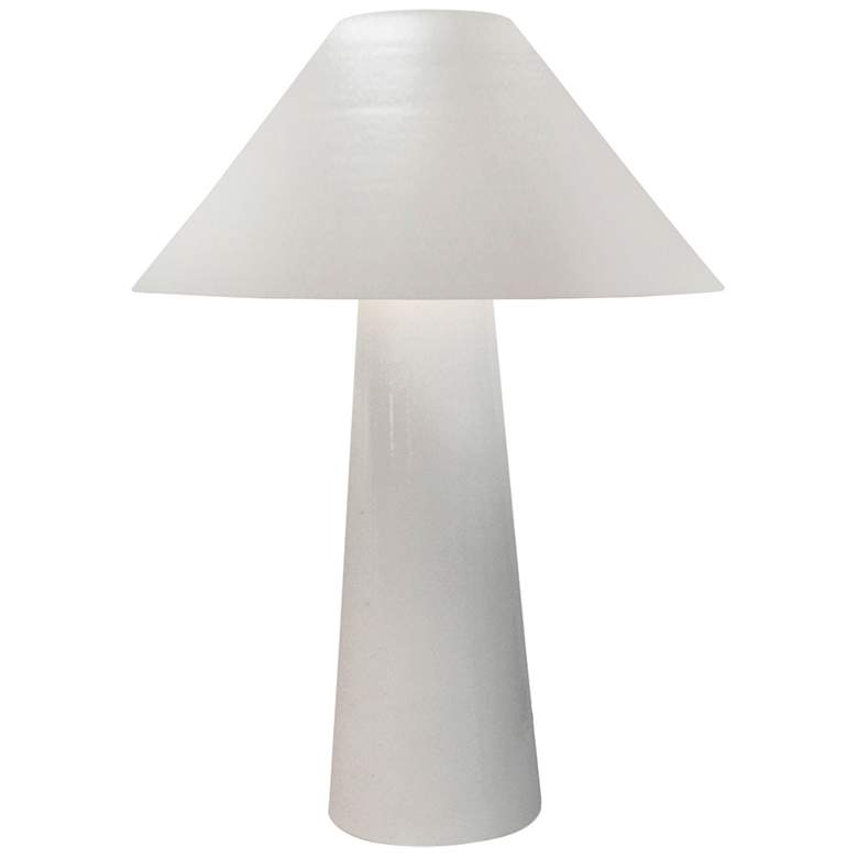 Image 1 Lund 21.5" High Tall Matte White Portable Lamp
