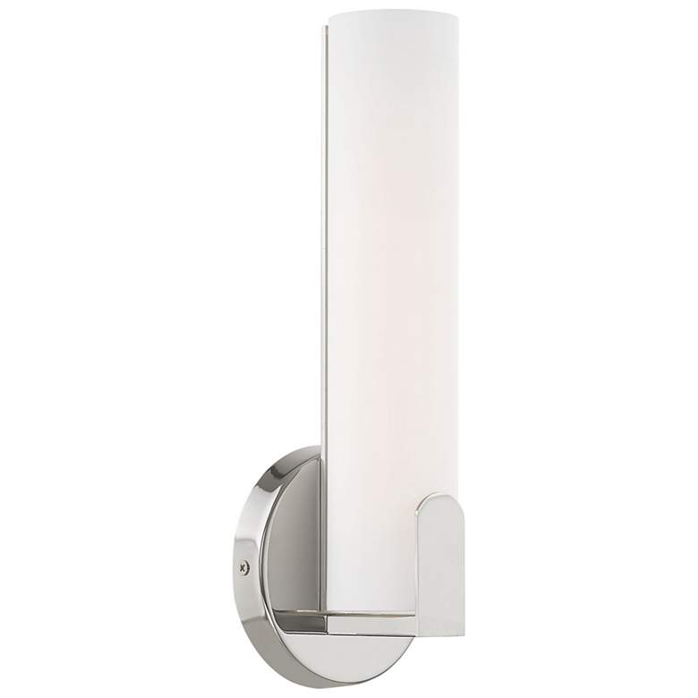 Image 1 Lund LED Light Polished Chrome ADA Wall Sconce