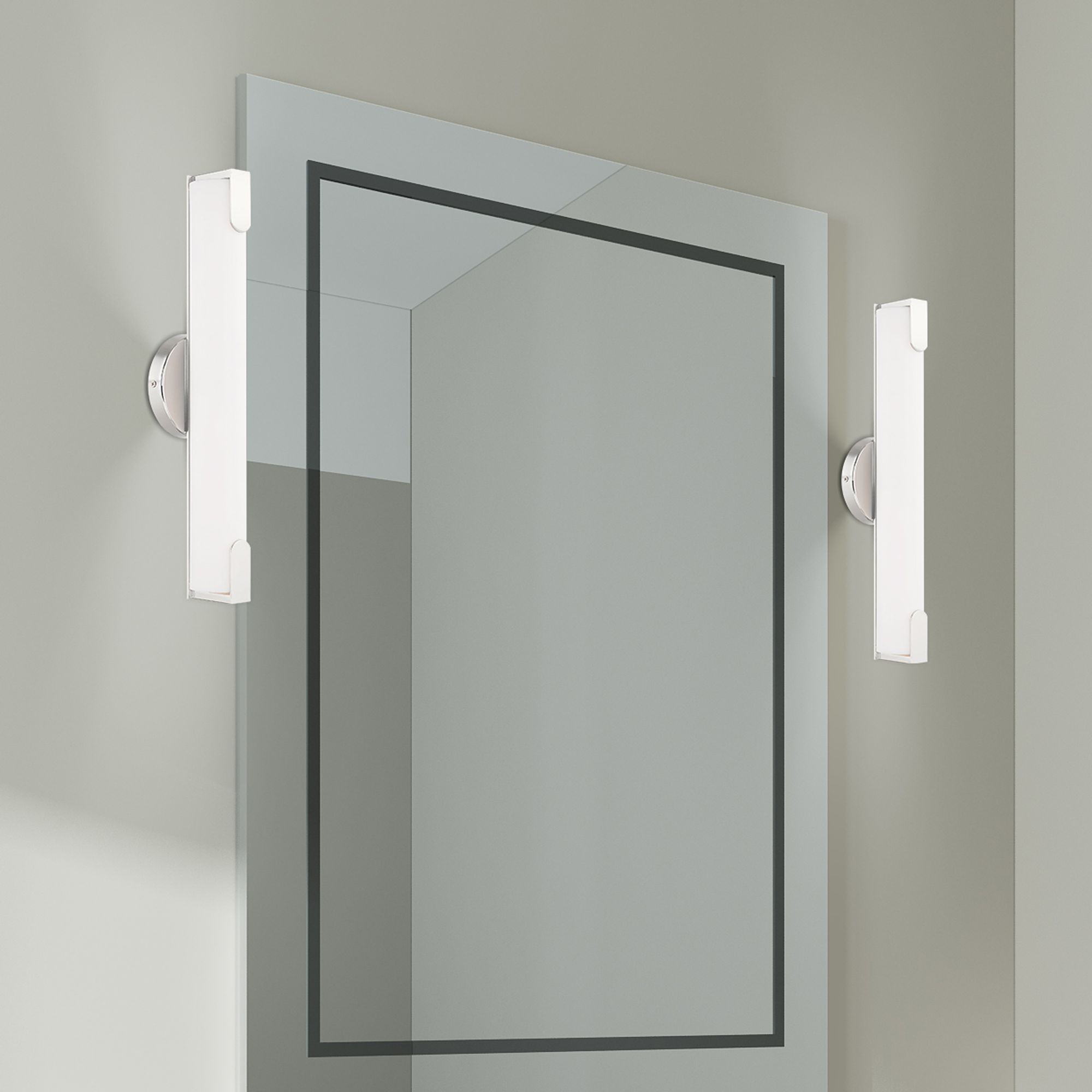 Lund LED Polished Chrome ADA Bath Vanity