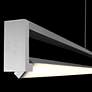 4_Lune 3.54"H x 63"W 1-Light Linear Pendant in Aluminum more views