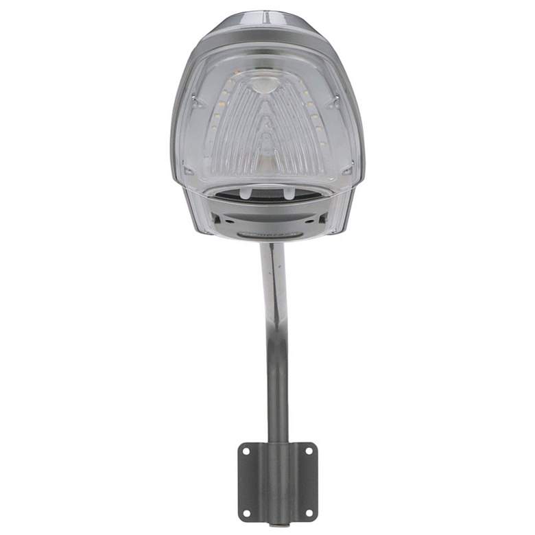 Image 5 Lunix 25 1/2 inch High Gray Dust to Dawn LED Solar Powered Yard Light more views
