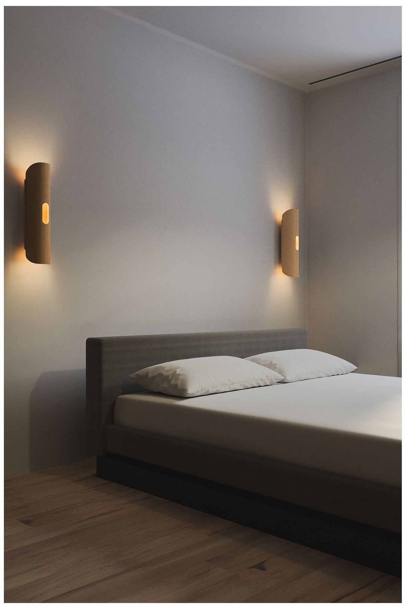 Lupe 23.6" High Ash Wall Sconce