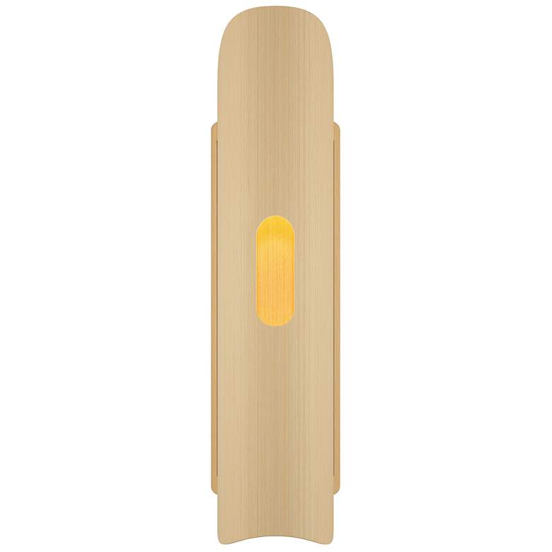 Image 1 Lupe 23.6" High Ash WEP Light Collection LED Wall Sconce