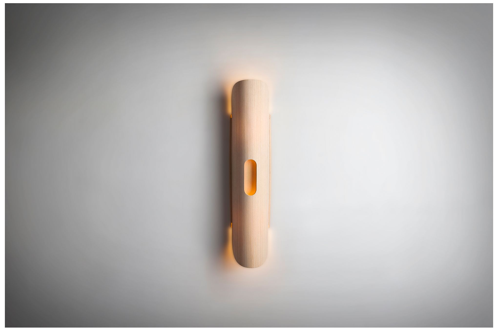 Image 2 Lupe 23.6" High Ash WEP Light Collection LED Wall Sconce more views