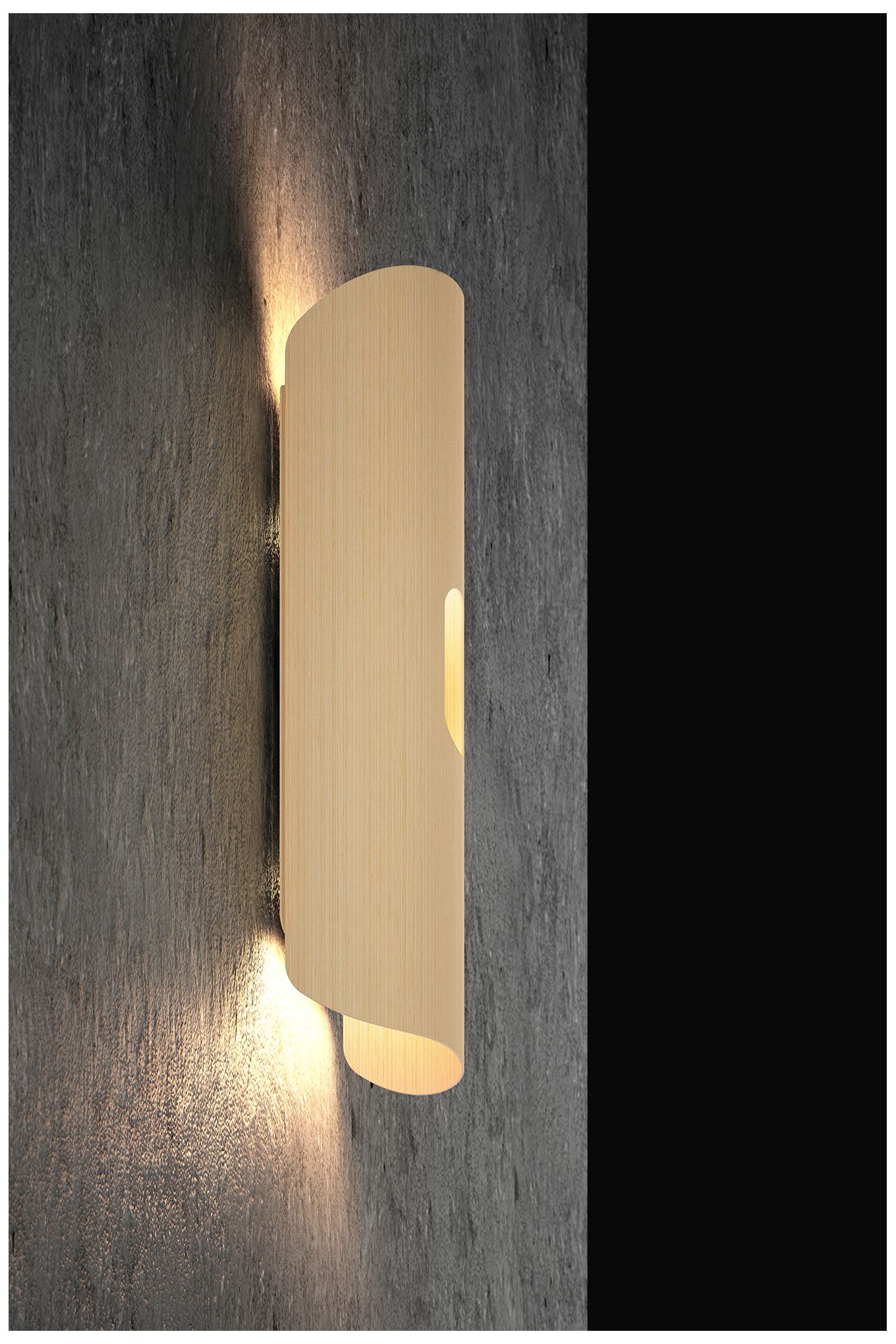 Image 4 Lupe 23.6" High Ash WEP Light Collection LED Wall Sconce more views