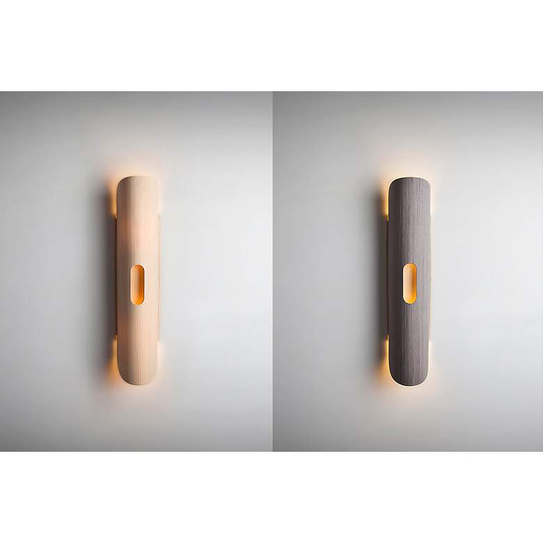 Image 4 Lupe 23.6" High Ash WEP Light Collection Wall Sconce more views