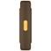 Lupe 23.6" High Ebony WEP Light Collection LED Wall Sconce