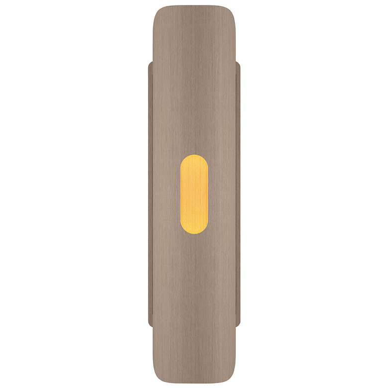 Image 1 Lupe 23.6 inch High Grey Oak WEP Light Collection LED Wall Sconce