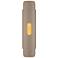 Lupe 23.6" High Grey Oak WEP Light Collection LED Wall Sconce