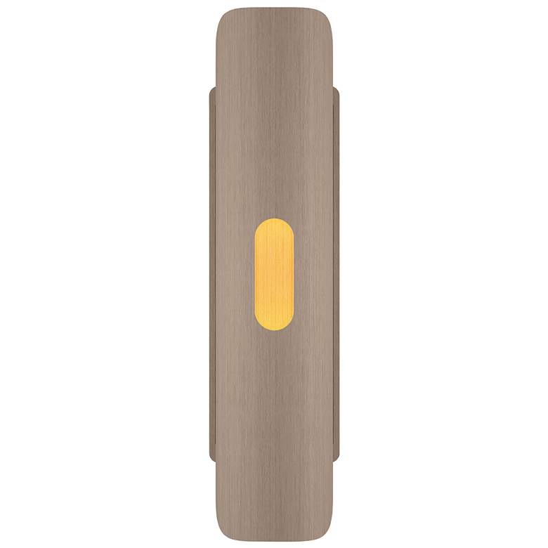 Image 1 Lupe 23.6" High Grey Oak WEP Light Collection Wall Sconce