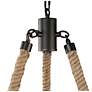 3_Lurav 20.5" Wide Bronze 6-Light Wagon Wheel Chandelier more views