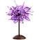 Lush Lavender Frost Crystal Table Lamp