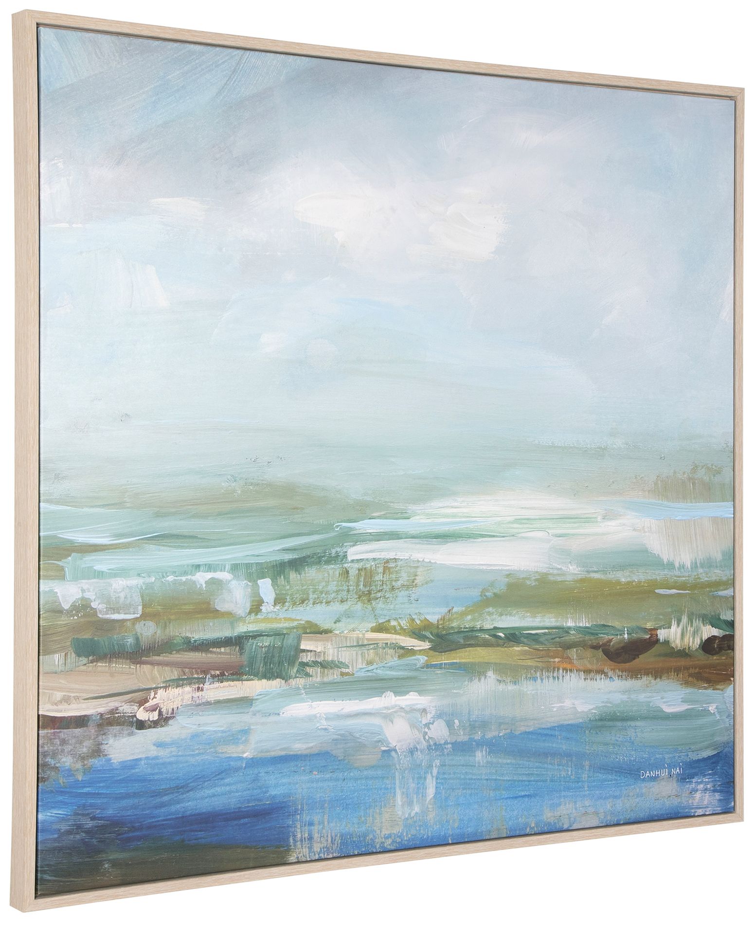 Image 4 Lush Valley 49 1/2" Square Framed Canvas Wall Art more views