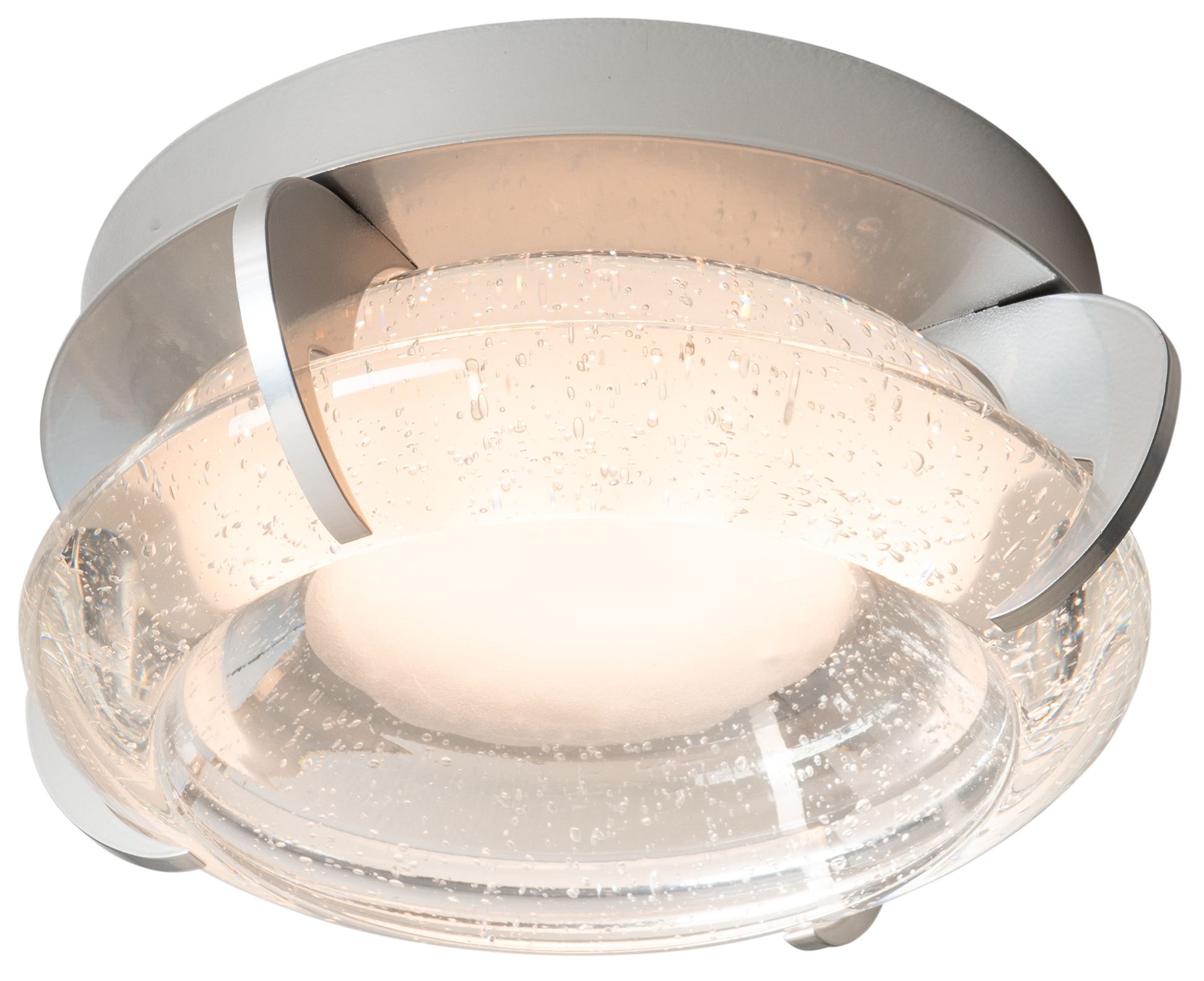 Image 2 Lustra 11"Wide Sterling LED Flush Mount/Wall Sconce