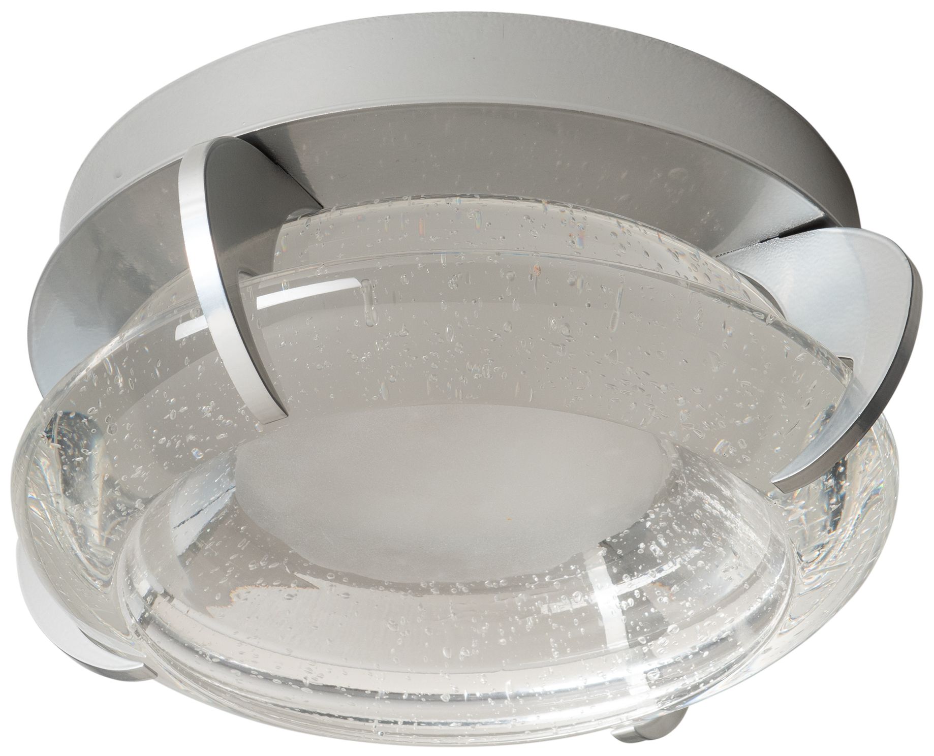 Image 4 Lustra 11"Wide Sterling LED Flush Mount/Wall Sconce more views