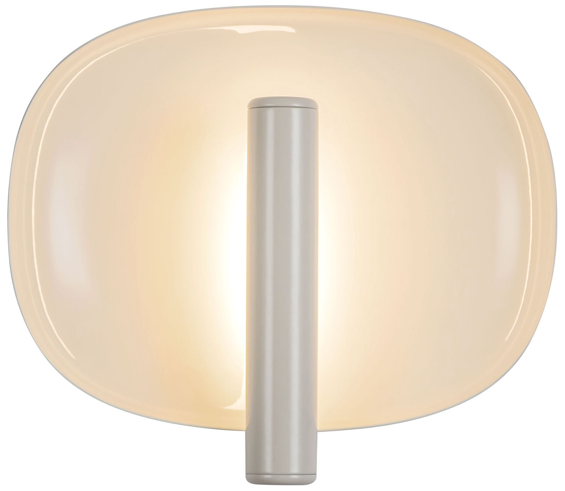 Image 2 Lustre 9-in Pearl White dimmable LED Wall Sconce