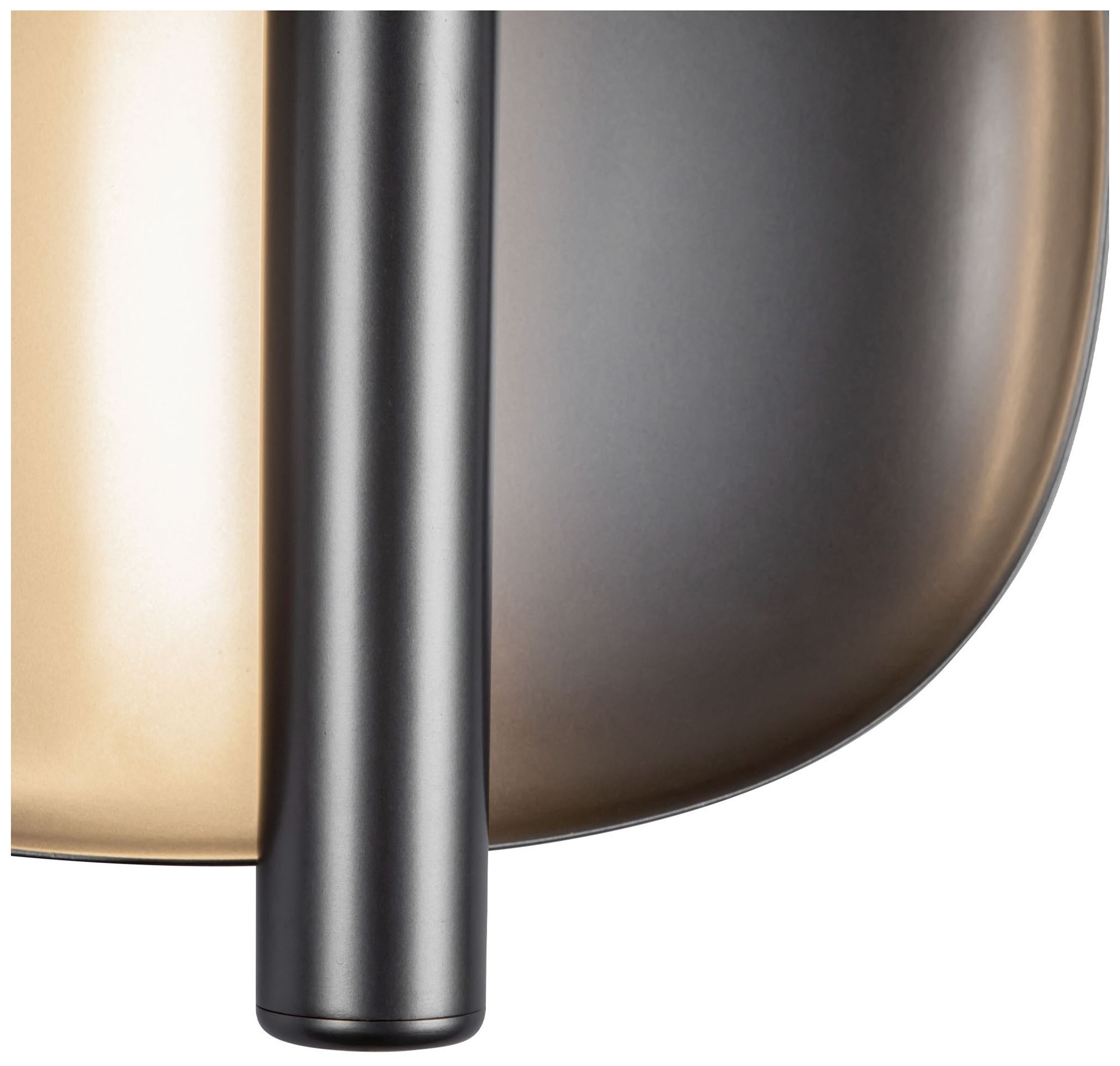 Image 5 Lustre 9-in Space Gray dimmable LED Wall Sconce more views