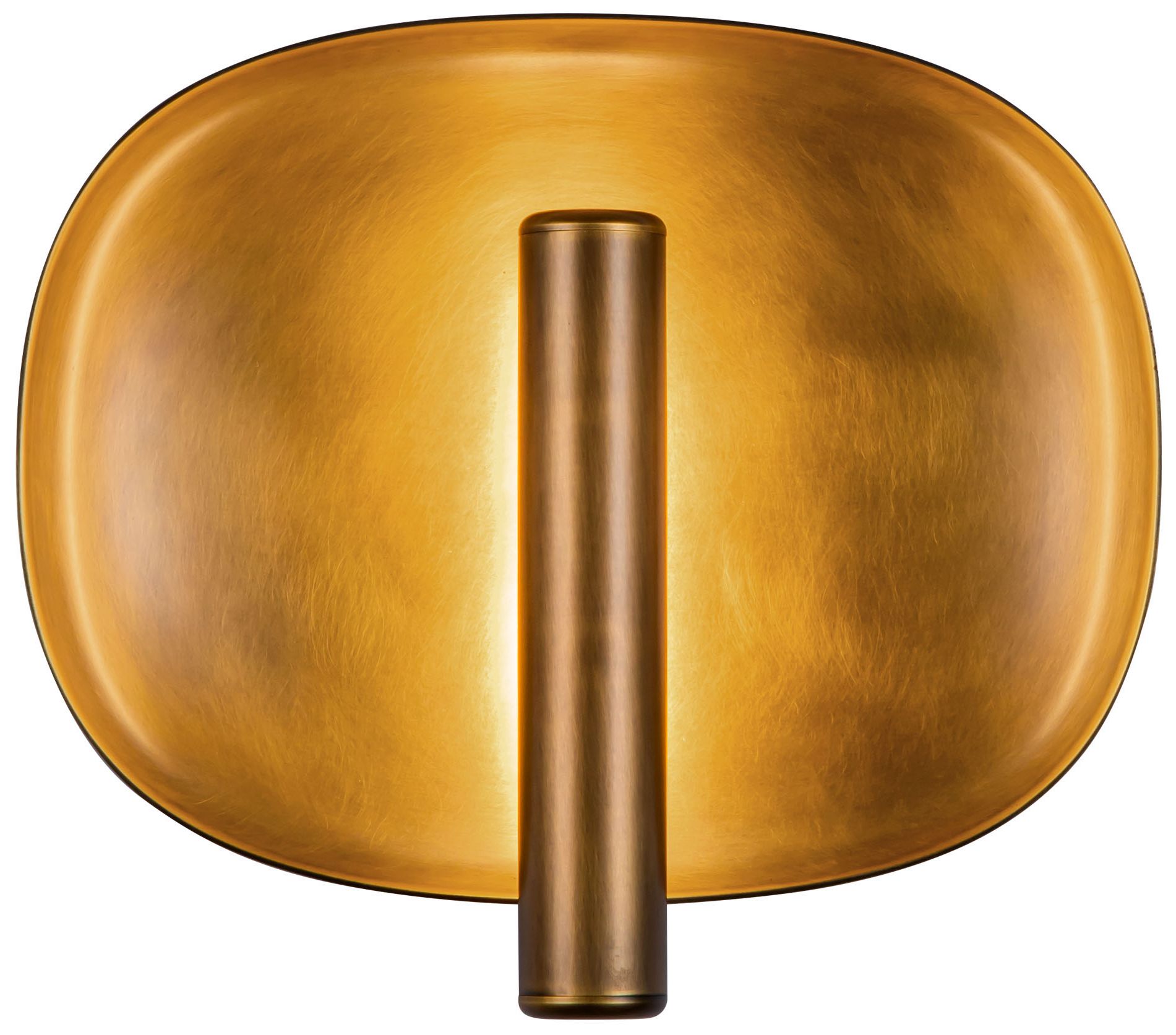Image 2 Lustre 9-in Vintage Brass dimmable LED Wall Sconce