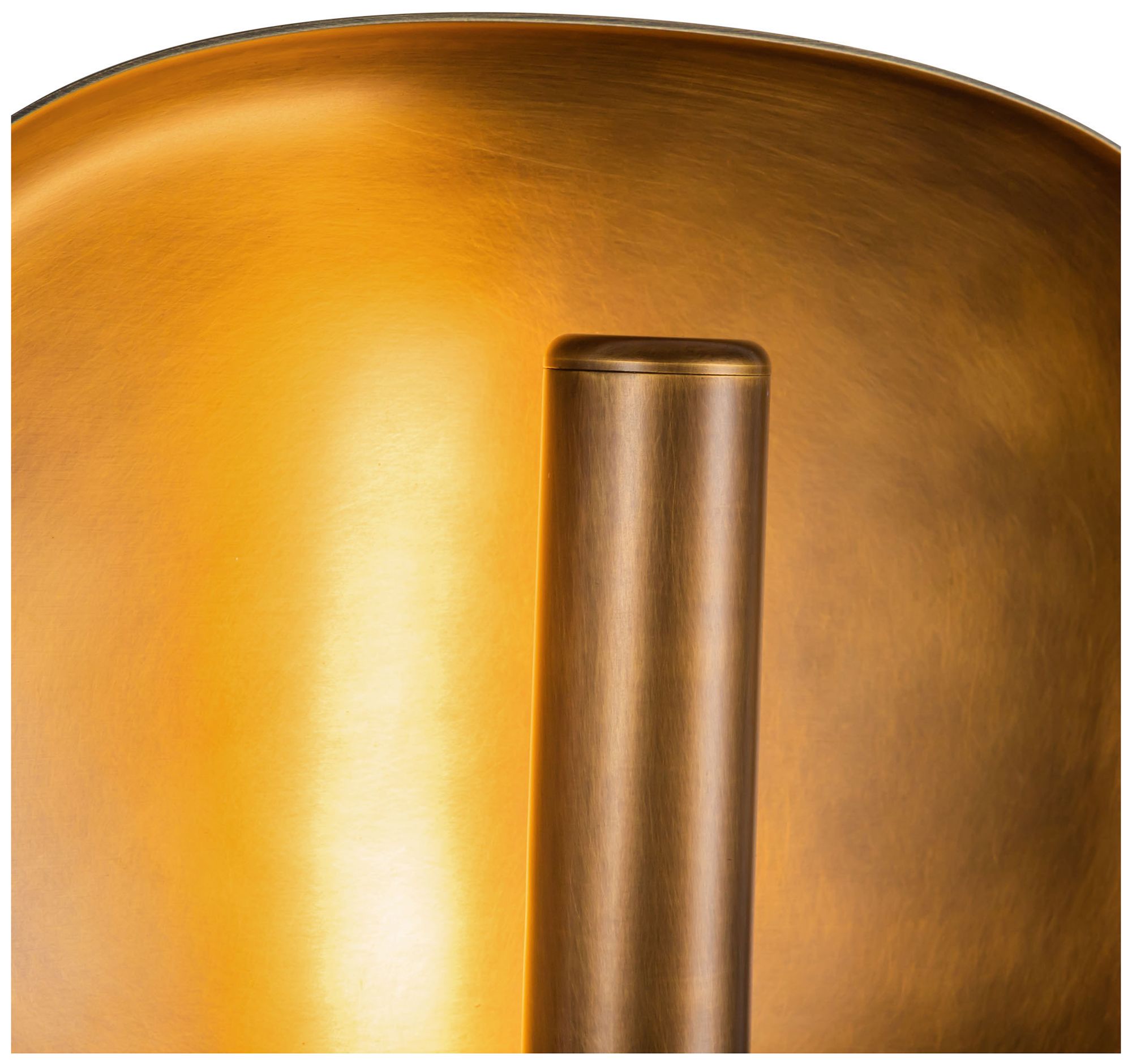 Image 4 Lustre 9-in Vintage Brass dimmable LED Wall Sconce more views