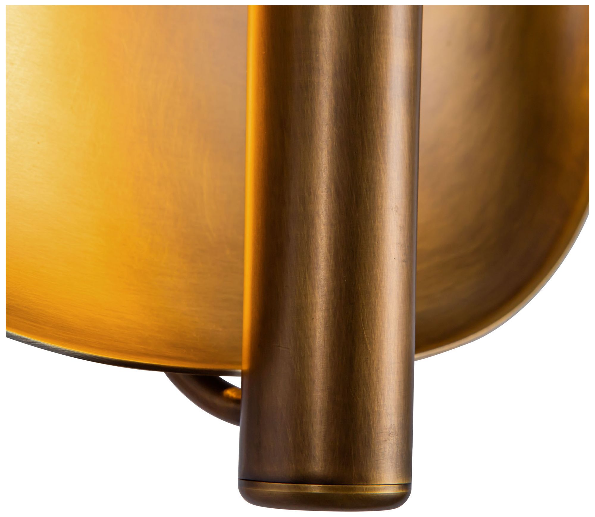 Image 5 Lustre 9-in Vintage Brass dimmable LED Wall Sconce more views
