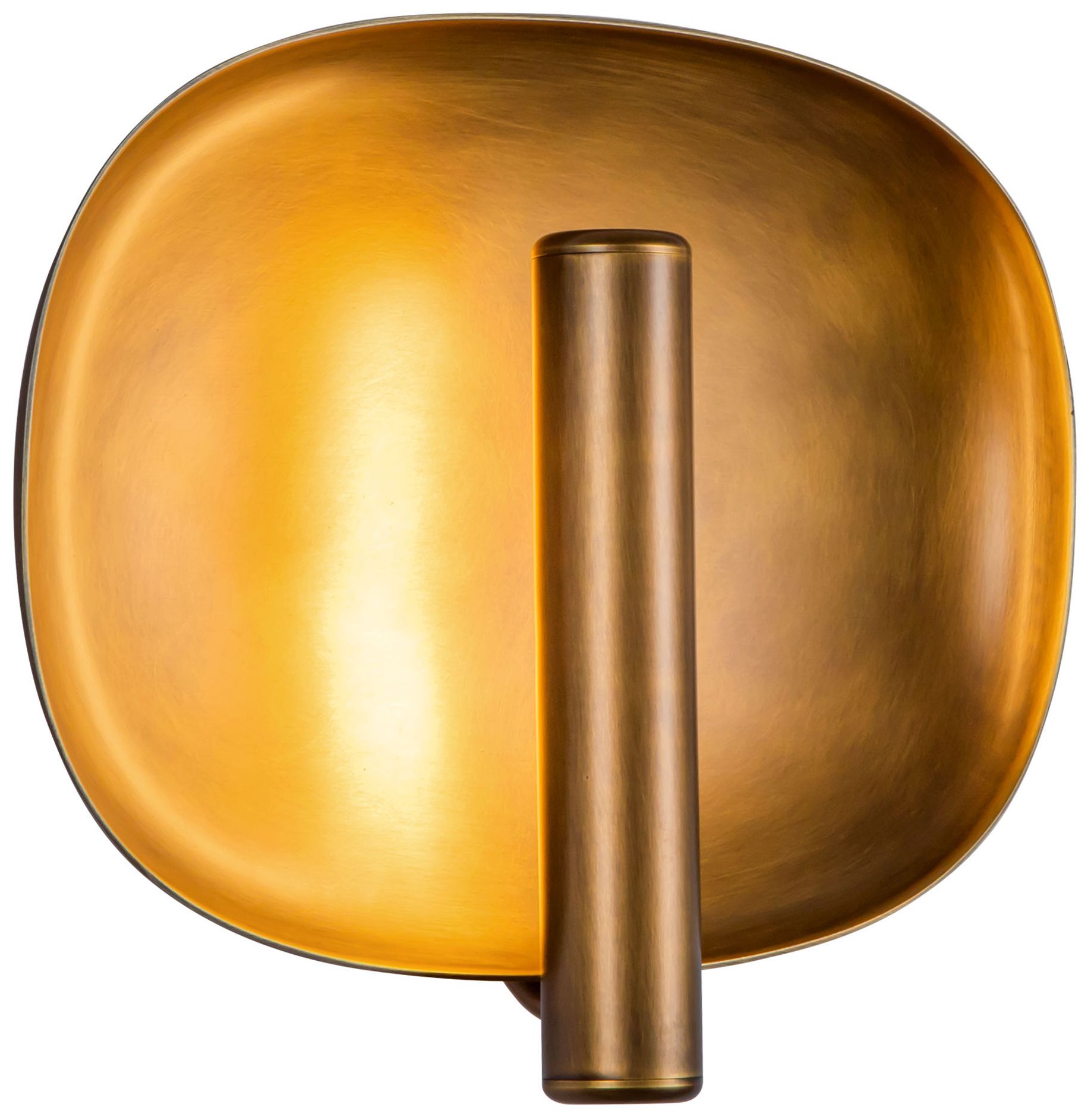 Image 6 Lustre 9-in Vintage Brass dimmable LED Wall Sconce more views