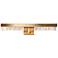 Lustris 26" Wide Gold 1-Light LED Linear Wall Sconce