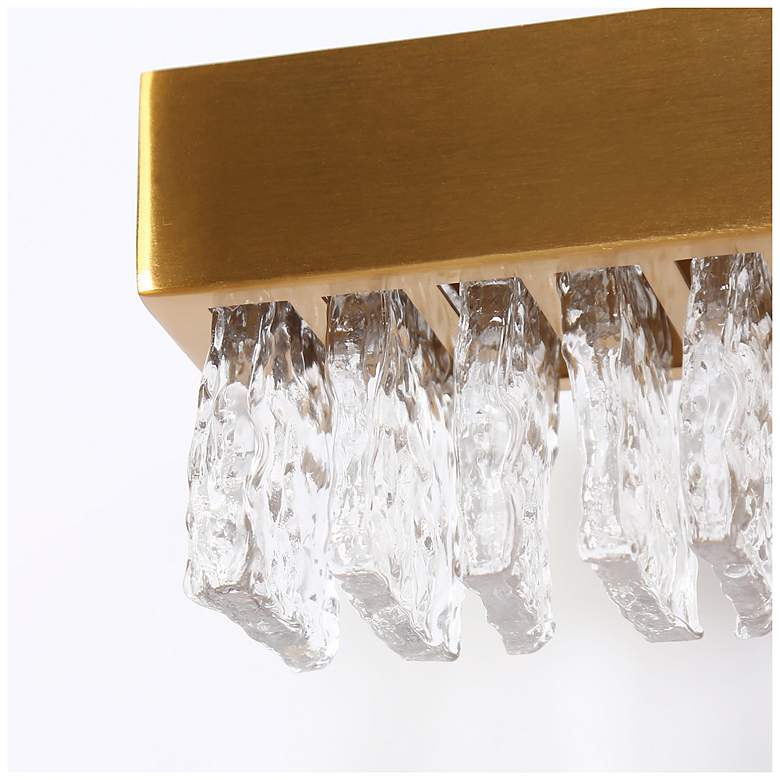 Image 5 Lustris 26" Wide Gold 1-Light LED Linear Wall Sconce more views