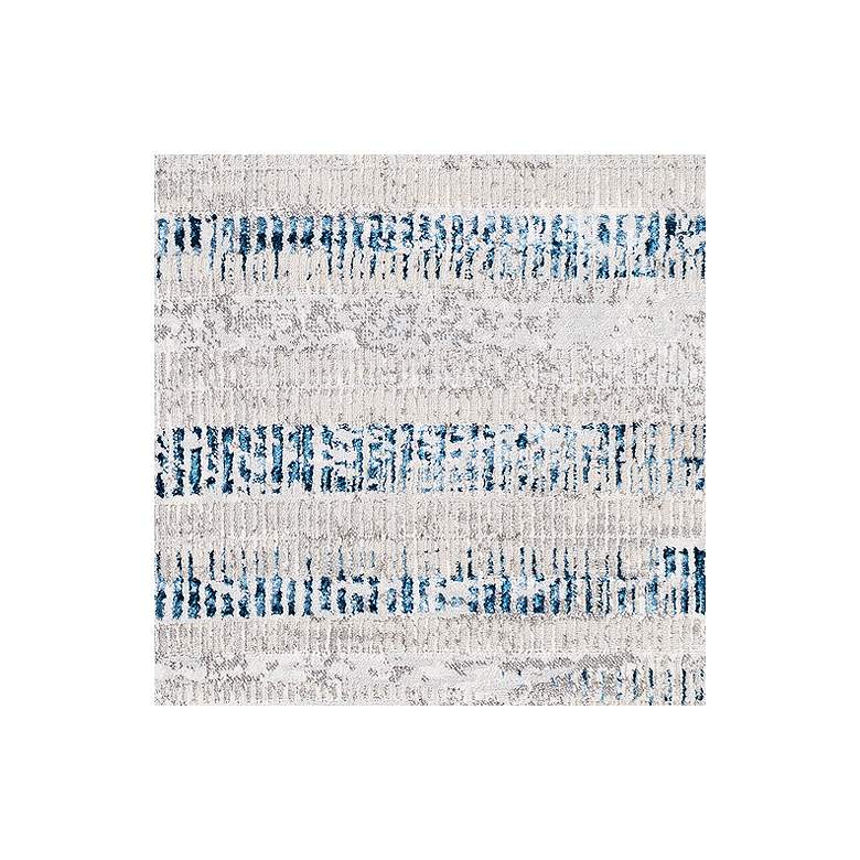 Image 4 Lustro LSR-2309 5'2"x7' Dark Blue and Light Beige Area Rug more views