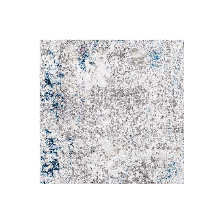 Image 4 Lustro LSR-2315 5'2"x7' Dark Blue and Light Beige Area Rug more views