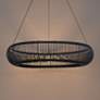 1_Lute 28in LED Pendant 2700K in Black