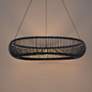 1_Lute 28in LED Pendant 3500K in Black