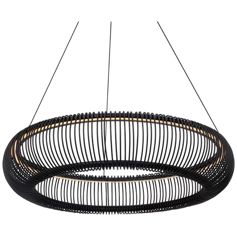 Image 2 Lute 28in LED Pendant 4000K in Black