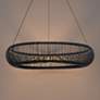 1_Lute 28in LED Pendant 4000K in Black
