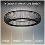 3_Lute 28in LED Pendant 4000K in Black more views
