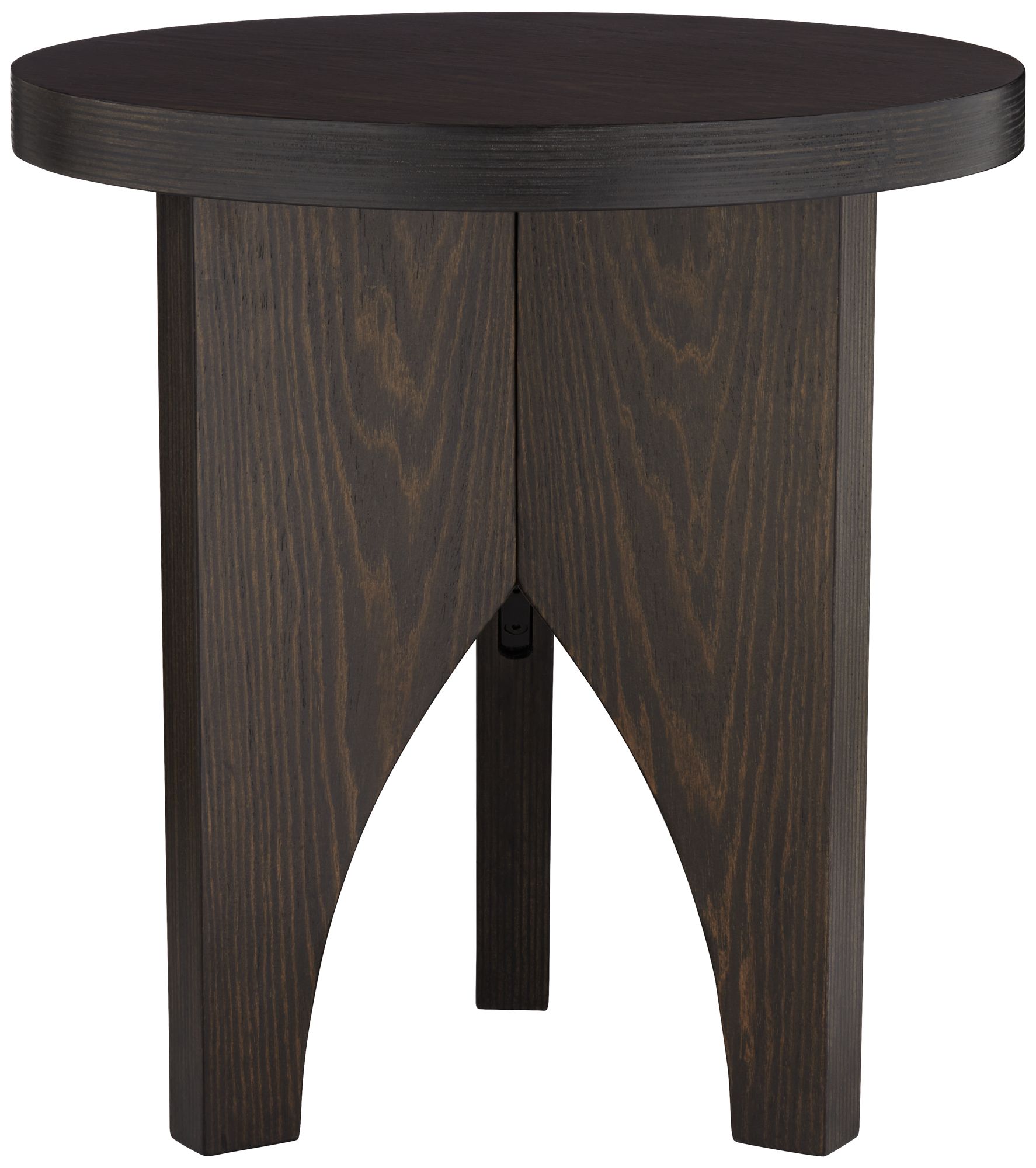 Image 7 Lutebrand 18 3/4" Wide Dark Wood Side Table more views