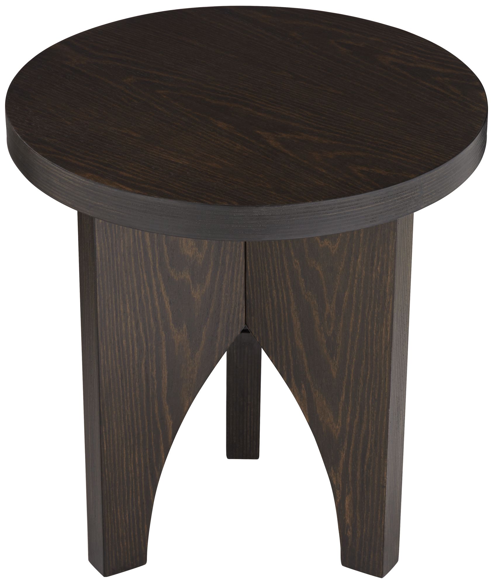 Lutebrand 18 3/4" Wide Dark Wood Side Table in scene
