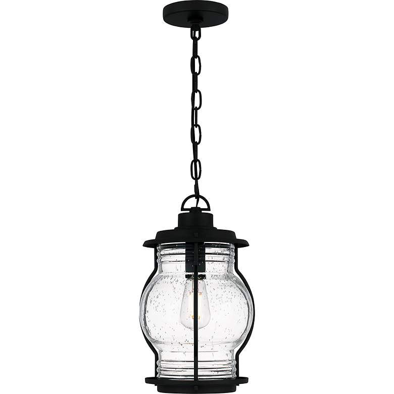 Image 3 Luther 1-Light Earth Black Outdoor Hanging Lantern more views
