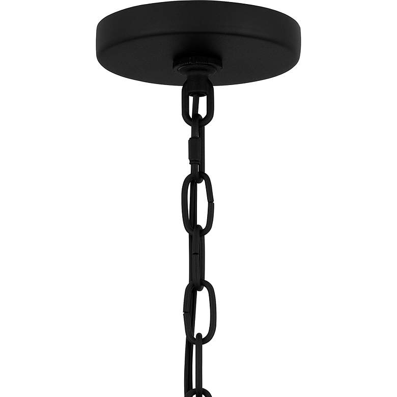 Image 6 Luther 1-Light Earth Black Outdoor Hanging Lantern more views