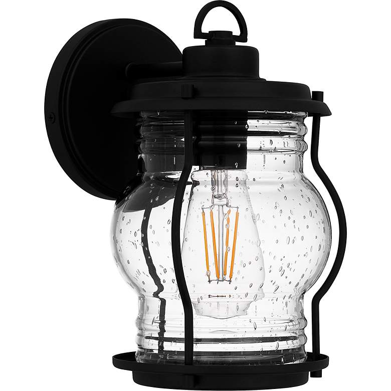 Image 3 Luther 1-Light Earth Black Outdoor Wall Lantern more views