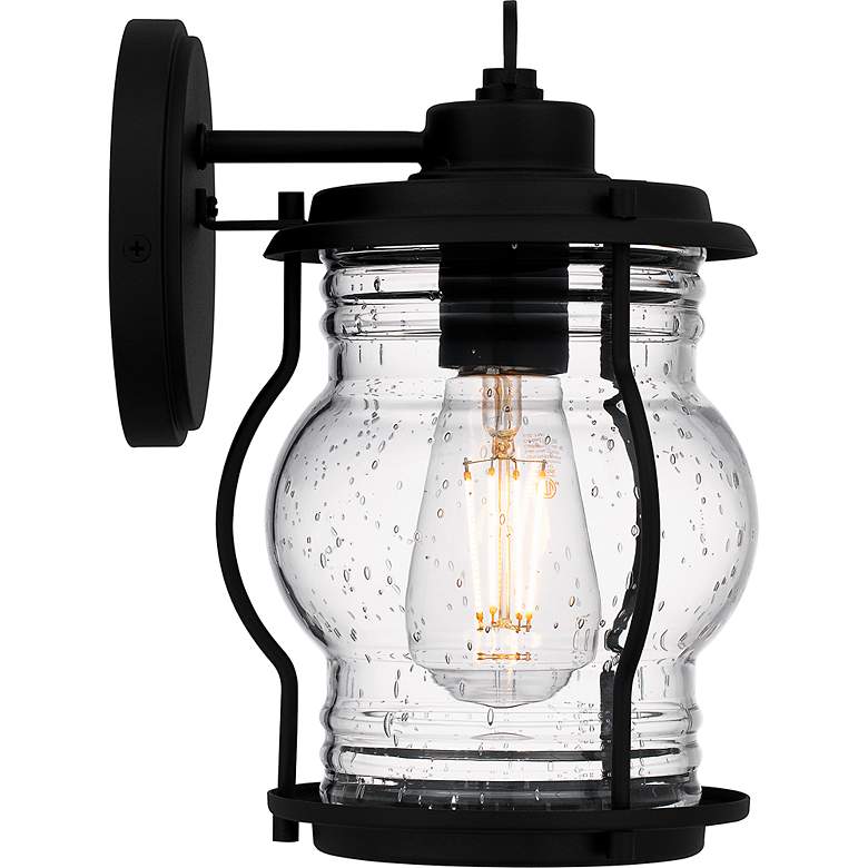Image 5 Luther 1-Light Earth Black Outdoor Wall Lantern more views