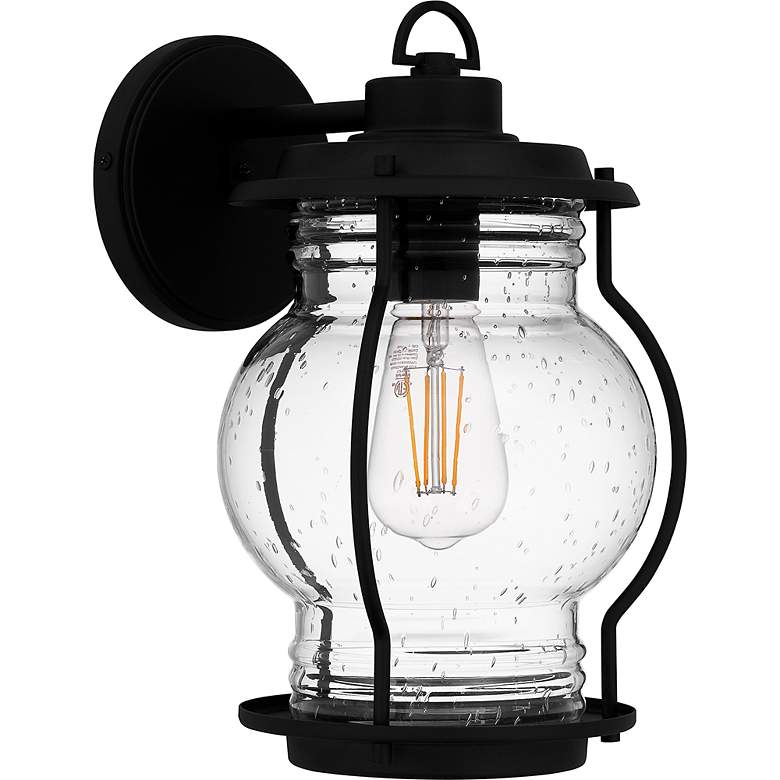Image 3 Luther 1-Light Earth Black Outdoor Wall Lantern more views