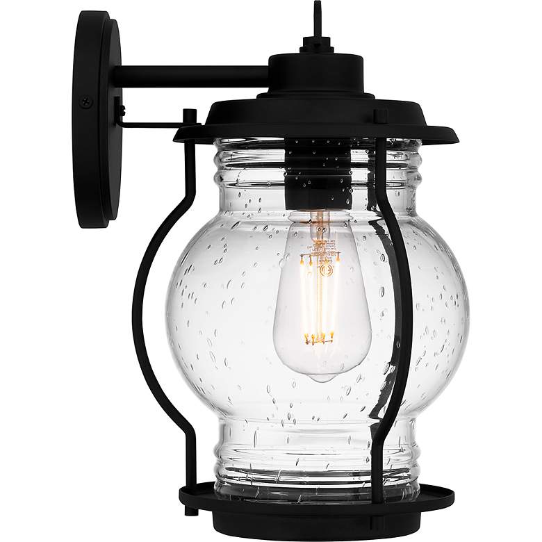 Image 5 Luther 1-Light Earth Black Outdoor Wall Lantern more views