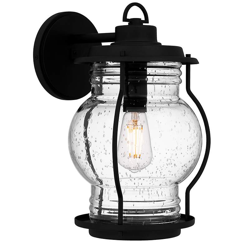 Image 2 Luther 1-Light Earth Black Outdoor Wall Lantern
